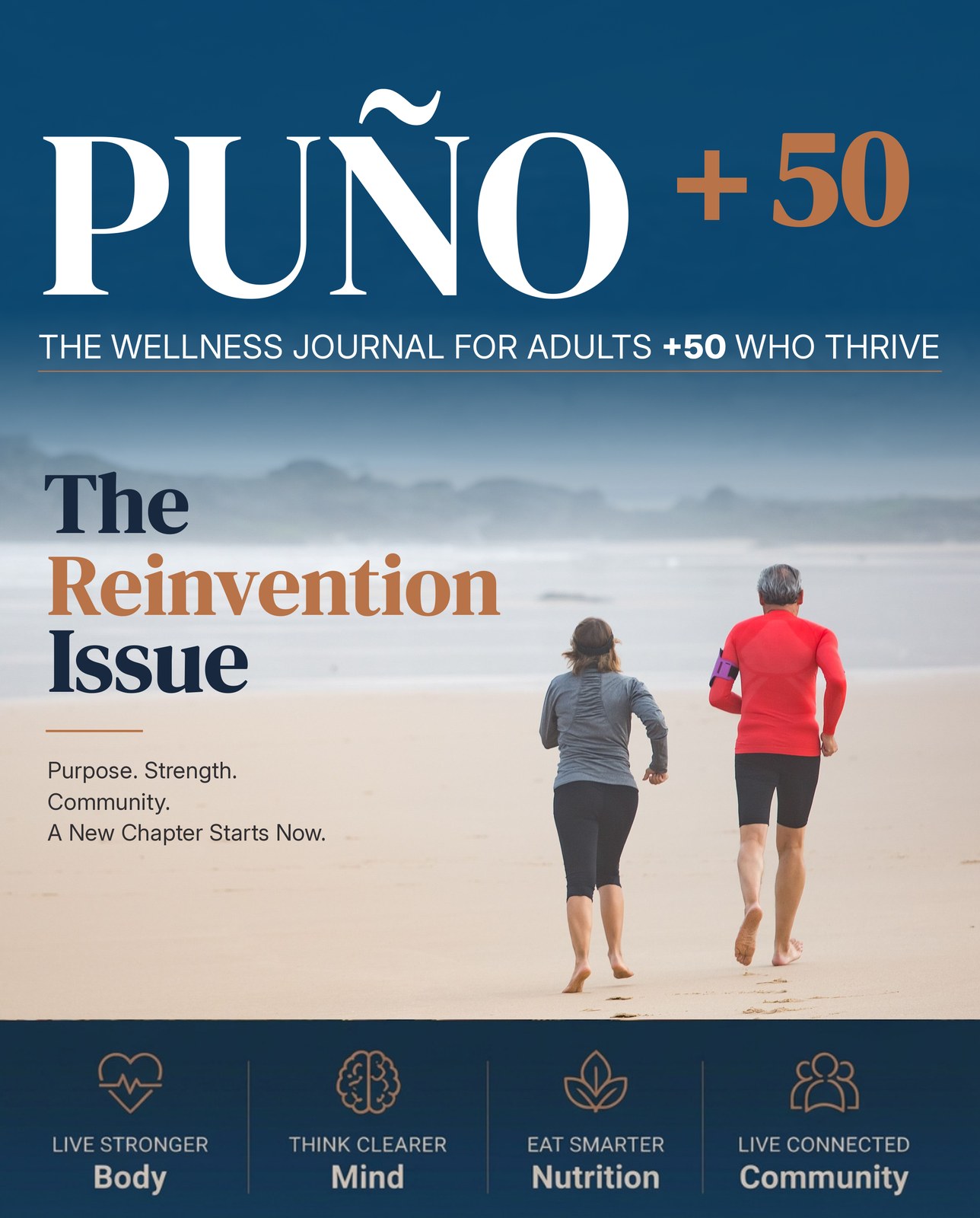 PUÑO +50 cover — The Reinvention Issue.