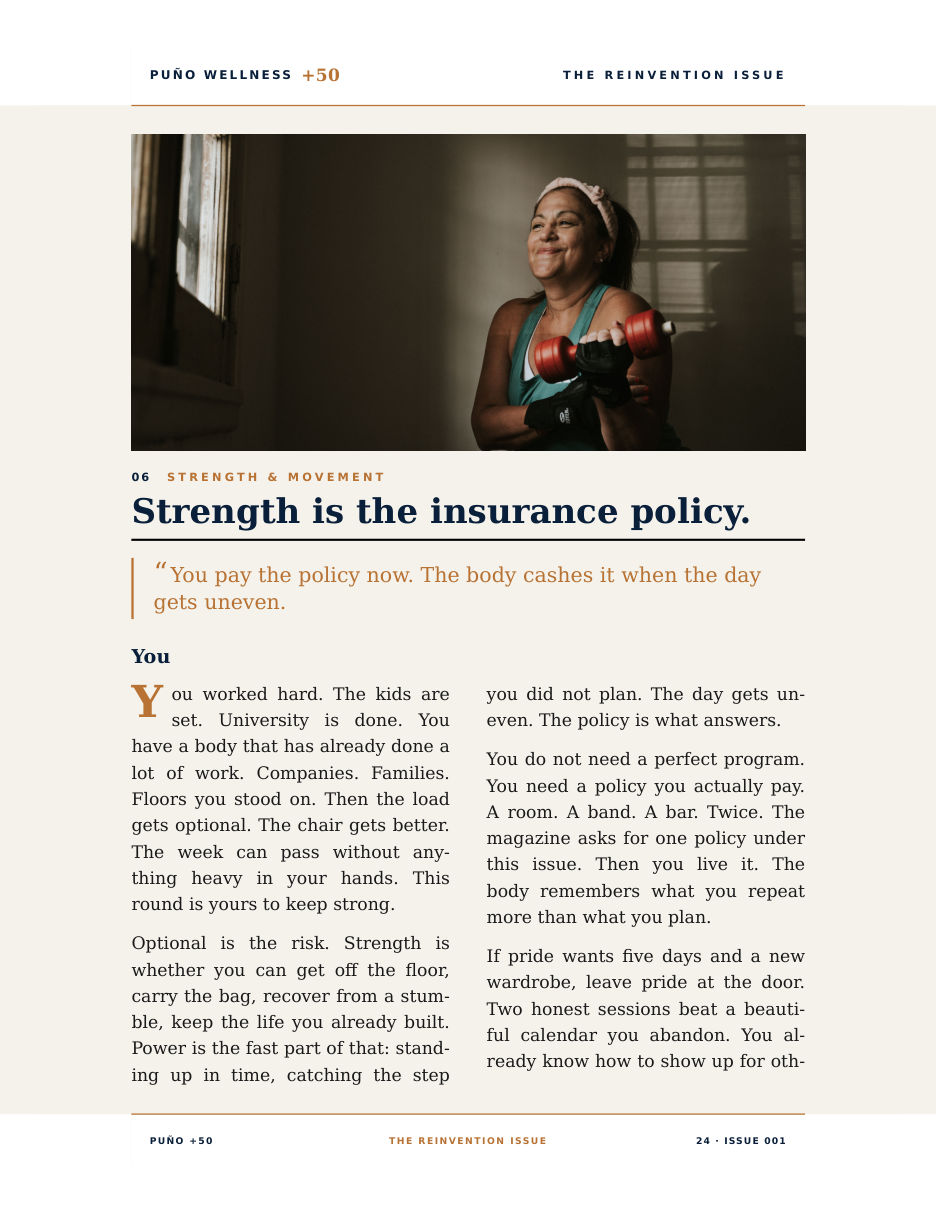 Example Strength chapter page
