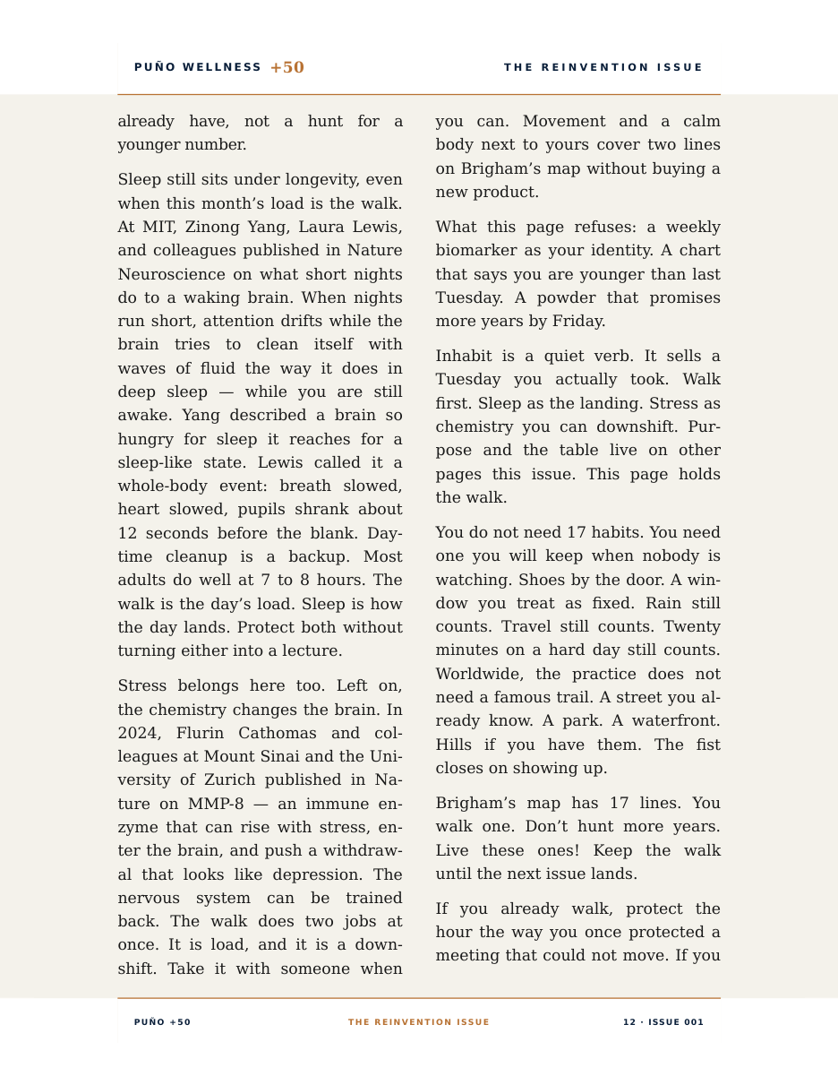 Issue 001 page, P.12 · STORY