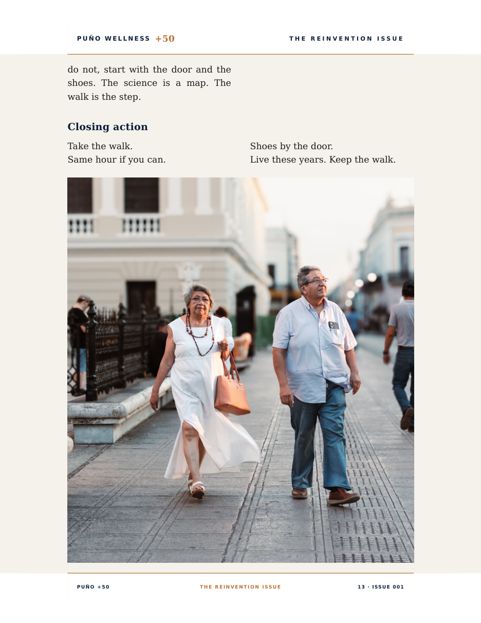 Issue 001 page, P.13 · CLOSING ACTION